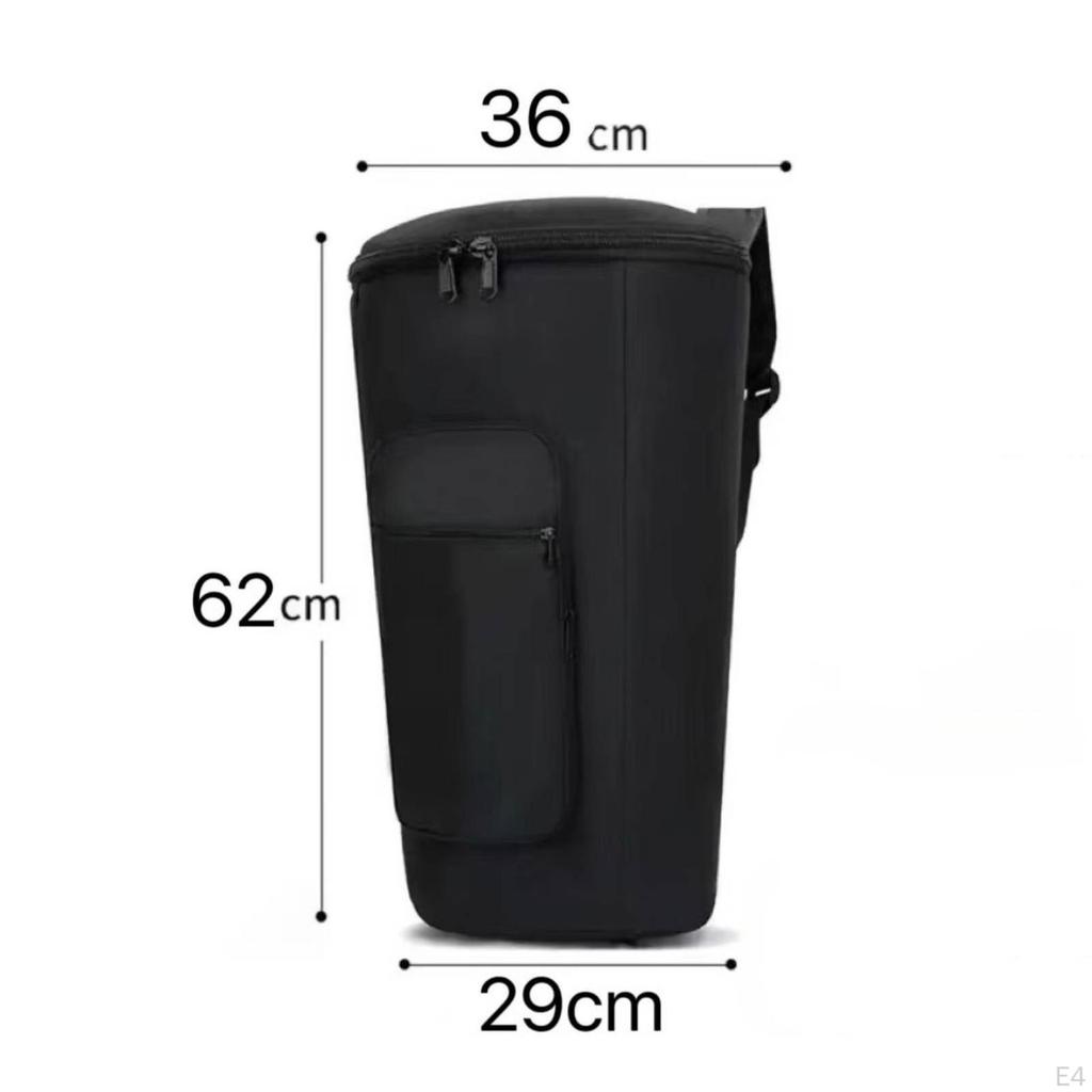 Handtrommeltasche Gepolsterter Rucksack zur Aufbewahrung mit Tasche für Perkussionisten, Schlagzeuger,