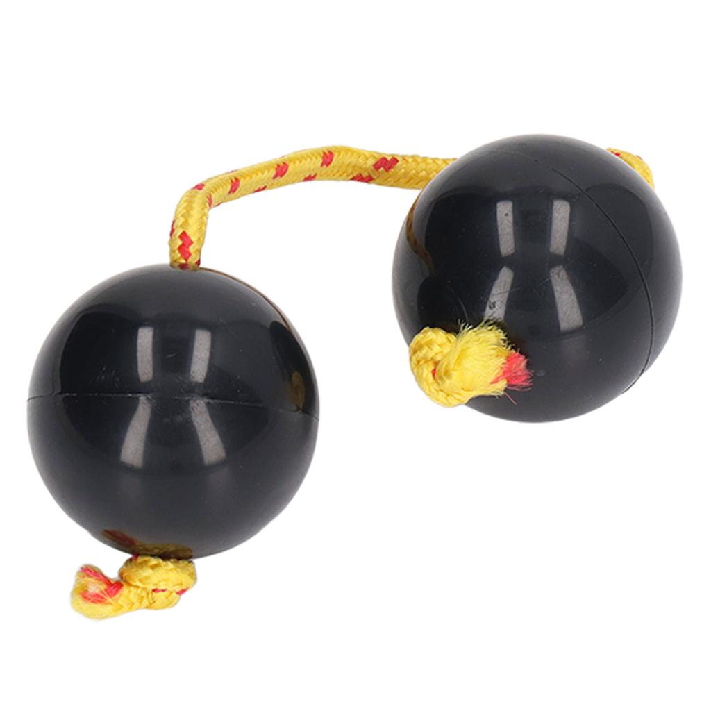 African Shaker Rattle Crisp Sound Rhythm Fingertip Sand Balls Hand Shaker Sand Balls Double Gourd Rhythm Percussion