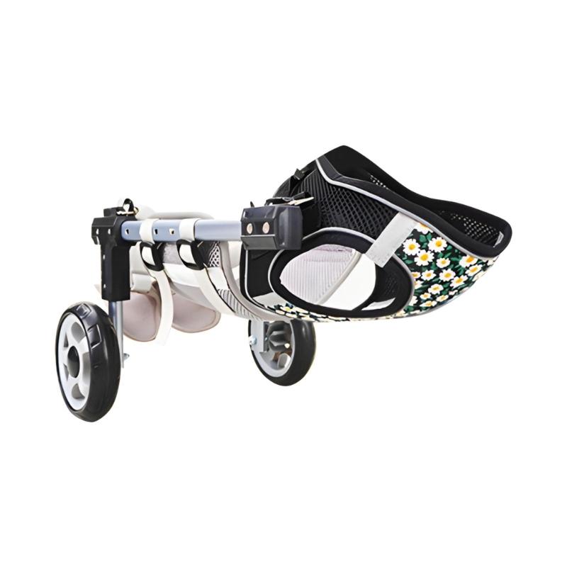 Walking Dog Cart For Disabled Pet Adjustable Dog Two Wheel Wheelchair Lightweight Mobility Aid Pet Support