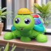 Adorable Electric Blowing Turtle: Children's Educational Light-Up Toy for Birthdays & Kids' Day