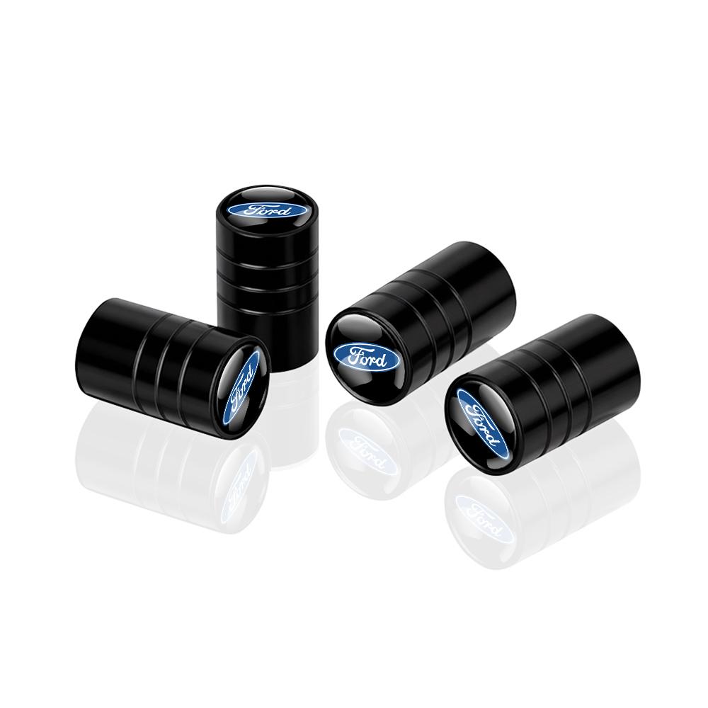 Car Tire Valve Stem Caps Car Wheel Tyre Air Valve Covers For Ford MUSTANG Edge TAURUS ST Fiesta Mondeo SHELBY Fusion Escape Kuga knsh65