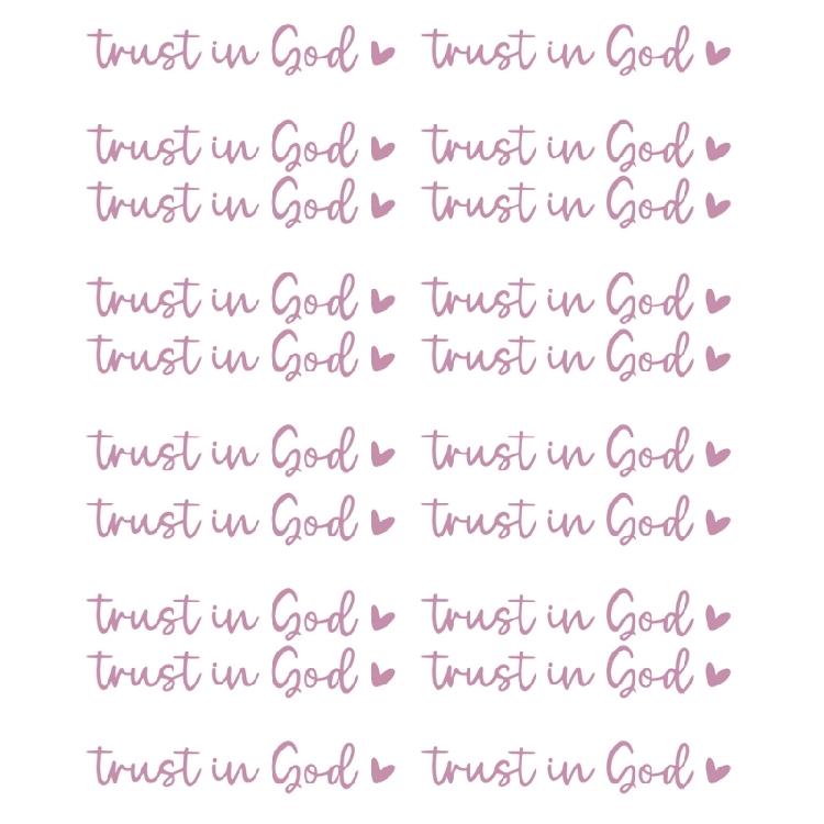 20pcs Trust In God Mirror Decals Spiritual Car Window Stickers Trust In God Rearviews Decals Car Spare for Car Mirrors