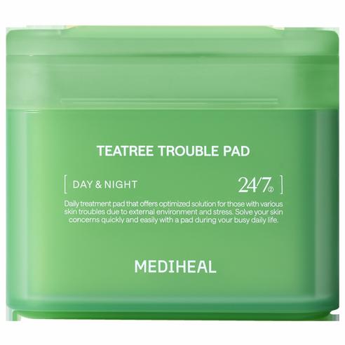 MEDIHEAL Tea Tree Trouble Soothing Pads Calming & Hydrating Toner Pads 100 Pads