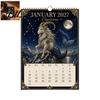 Regalo di Natale per gli Amanti dell'Astrologia 2027 Calendario Decorativo con Perline Zodiacali a 12 Segni, Pittura con Strass Fatta a Mano, Decorazione da Parete per Soggiorno da 12 Mesi