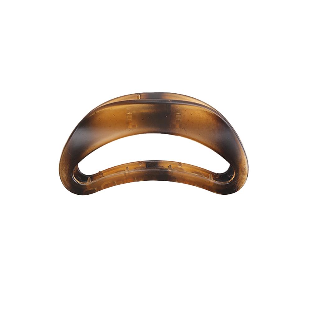 1pc Hollowed-out Arc-shaped Female Shark Clip, Simple Hair Clip At The Back Of The Head, Coiled Hair Claws