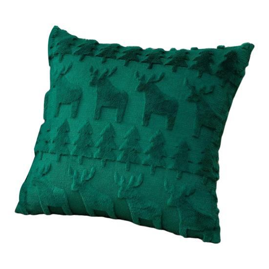 

Рождественская плюшевая наволочка 18x18 дюймов, декоративная наволочка для диванной подушки, зимняя наволочка для дивана, кушетки, спальни, гостиной, праздничный декор L