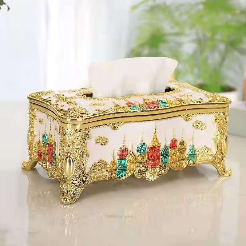 Decorative European Architectural Tissue Box