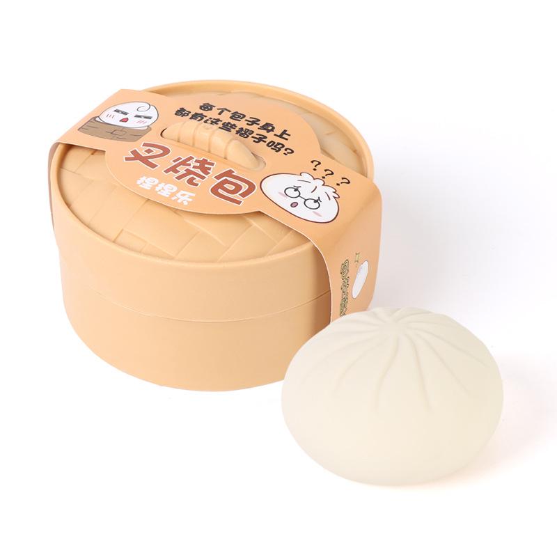 Creative Char Siu Bao Stress Relief Squishy Toy