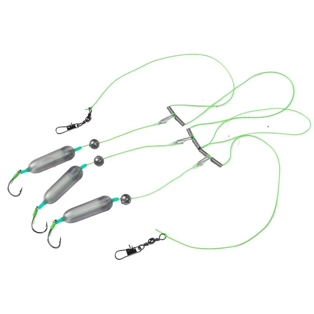 Fishing Rig with Three Hooks Designed for Maximum Catching Efficiency