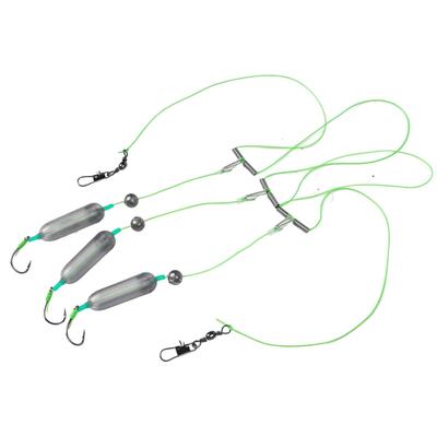 Fishing Rig with Three Hooks Designed for Maximum Catching Efficiency
