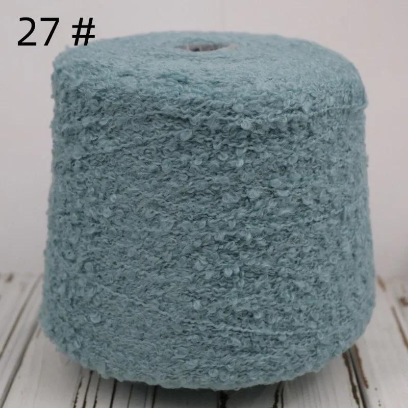200g 460m Hand-braided Alpaca Loop Wool Yarn Thread Hand Knitting Wool Crochet Yarn for DIY Sweater Soft Smooth Yarn