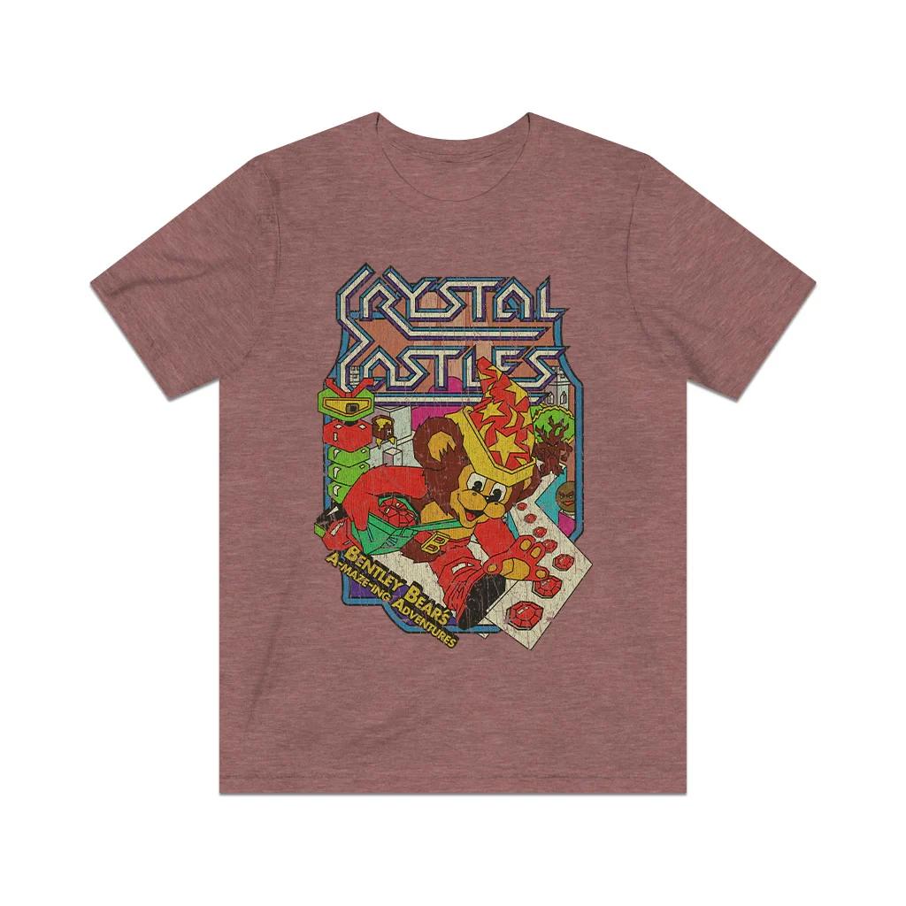 Crystal Castles 1983 Vintage Men s T shirt S
