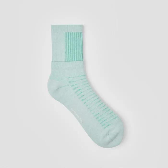 Mint Two Tone Layered Socks CALAX26109MIX