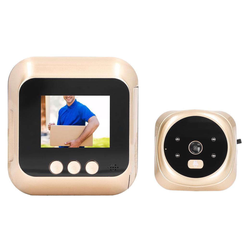 Digital Door Viewer 2.4in Peephole Camera IR Night Vision 135 Degrees Wide Angle Video Doorbell
