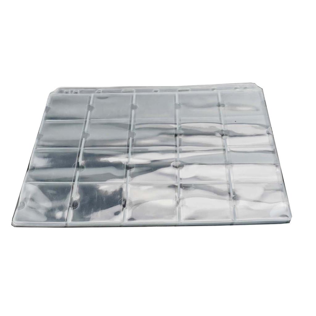 Münzblätter für 50mm Münzen Organisation Praktisch
