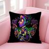Cartoon CCorpse Bride Cushion Cover Natural Linen Pillow Case DoubleSided Print Decorative Sofa Pillowcase Home Decor Gift