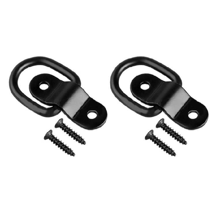 D Rings Trailer Hook Quick Install Trailer Tie Down Anchors For Heavy Load Transport Corrosion Resistant Material