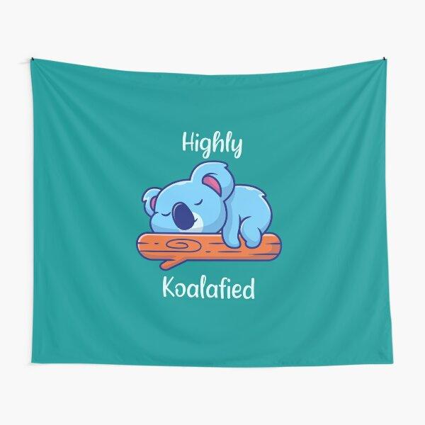 Cute Koala Tapestries Cartoon Koala Bear Wall Tapestry for Kids Boys Girls Kawaii Wild Animals Bedroom Home Decor Tapestry