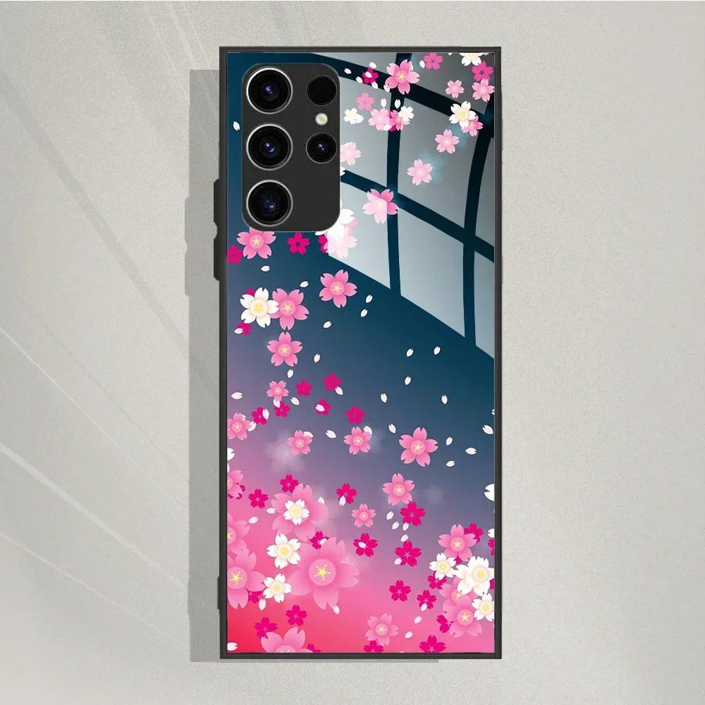 For Samsung Galaxy S25 Ultra Case Tempered Glass Case Cool Painted Phone Cases For Samsung S25 Ultra Cover S25ultra 5G Fundas