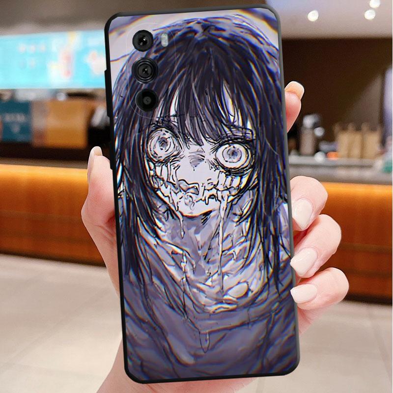 Phone Case For Motorola Edge 60 50 40 Pro 60 50 40 30 Ultra Neo Fusion Moto G Stylus G Anime Girl Art Horror Eyes