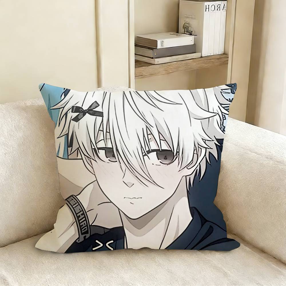SSeishiro NNagi Various Sizes Square Pillow Case For Car Home Bedchamber Decor