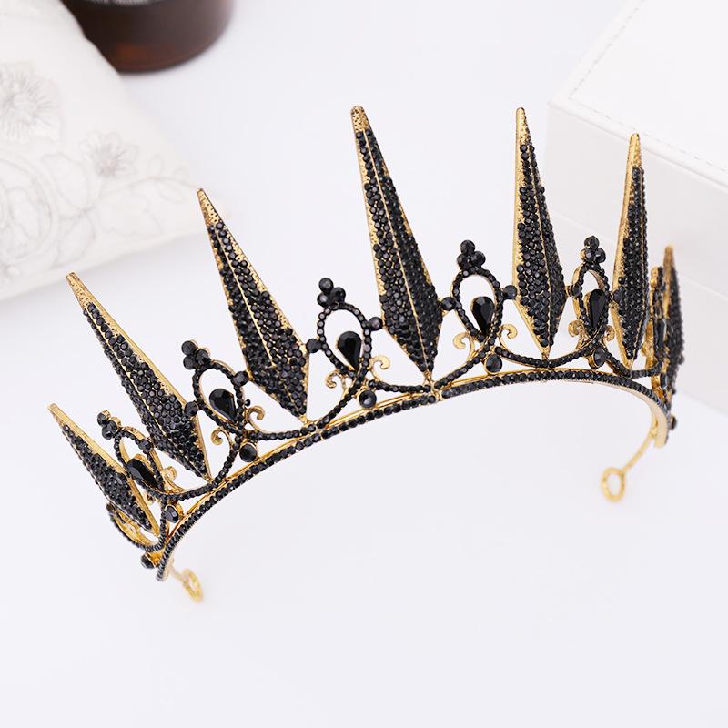 Baroque Crystal Tiaras And Crowns For Women Rhinestone Prom Diadem Crown For Women Bridal Wedding Hair Accessories Jewelry Crown