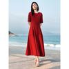 Jiuzi Annacode Minimalist Lyocell Belted Dress