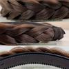 Handgeflochtenes Fischgräten-Zopf-Haarband-Perücke für Damen - Promi-inspiriertes geflochtenes Haarband