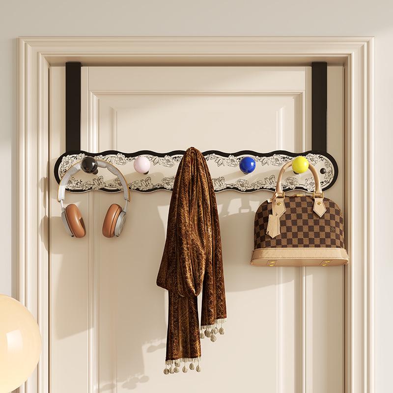 American-Style Over-the-Door Hook: Punch-Free Coat, Hat, and Bag Hanging Storage Rack