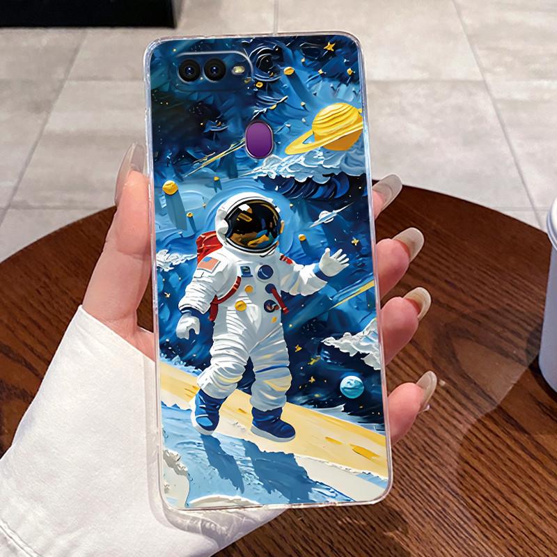 Casing For Oppo F9 / Realme 2 Pro Phone Case New Design Aesthetic Fashion Cute Cat Cartoon Soft Silicone Transparent TPU Cover