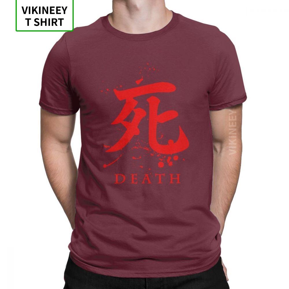 Death Sekiro Shadows Die Twice Tshirts For Unisex Wolf Souls Samurai Game Japanese Cotton Tees Short Sleeve T Shirt Gift Idea
