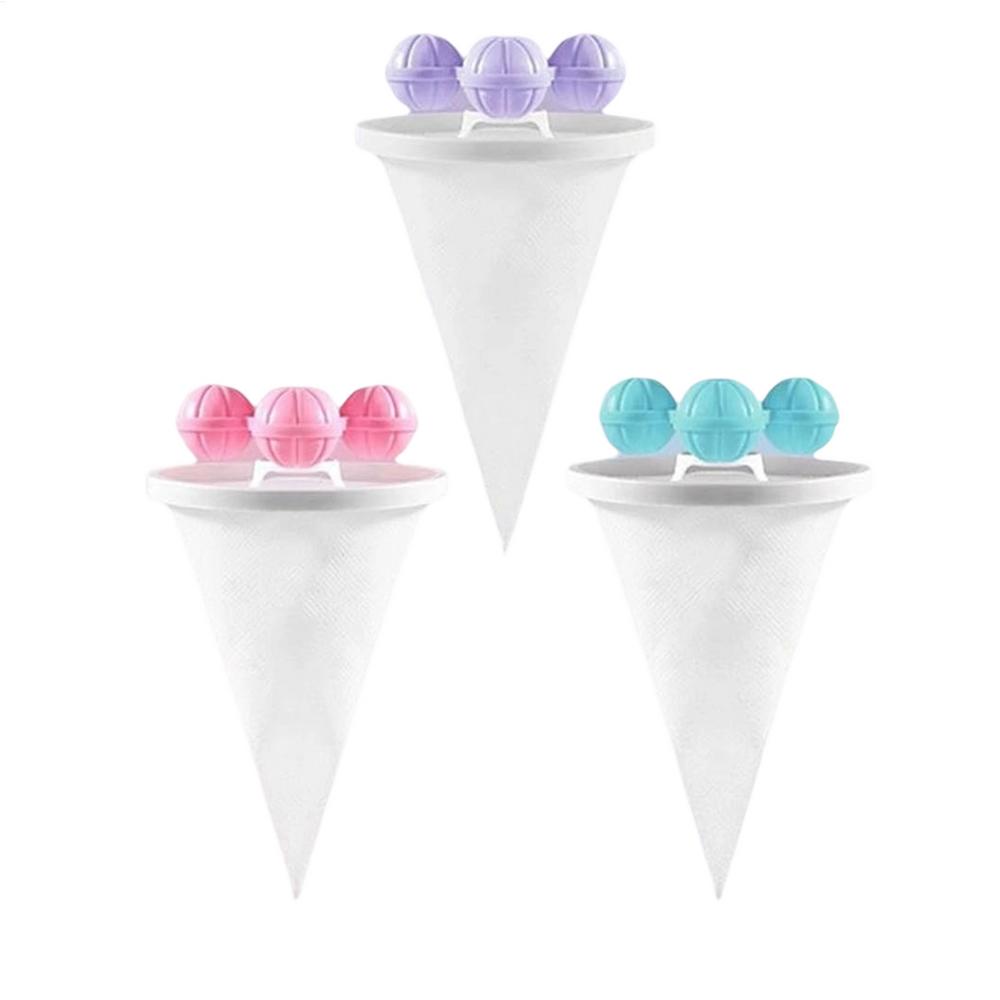 Floating Washer Lint Catcher 3Pcs Highly Effective Hair Filter Mesh for Washing Machine Lint Removal Home Laundry School