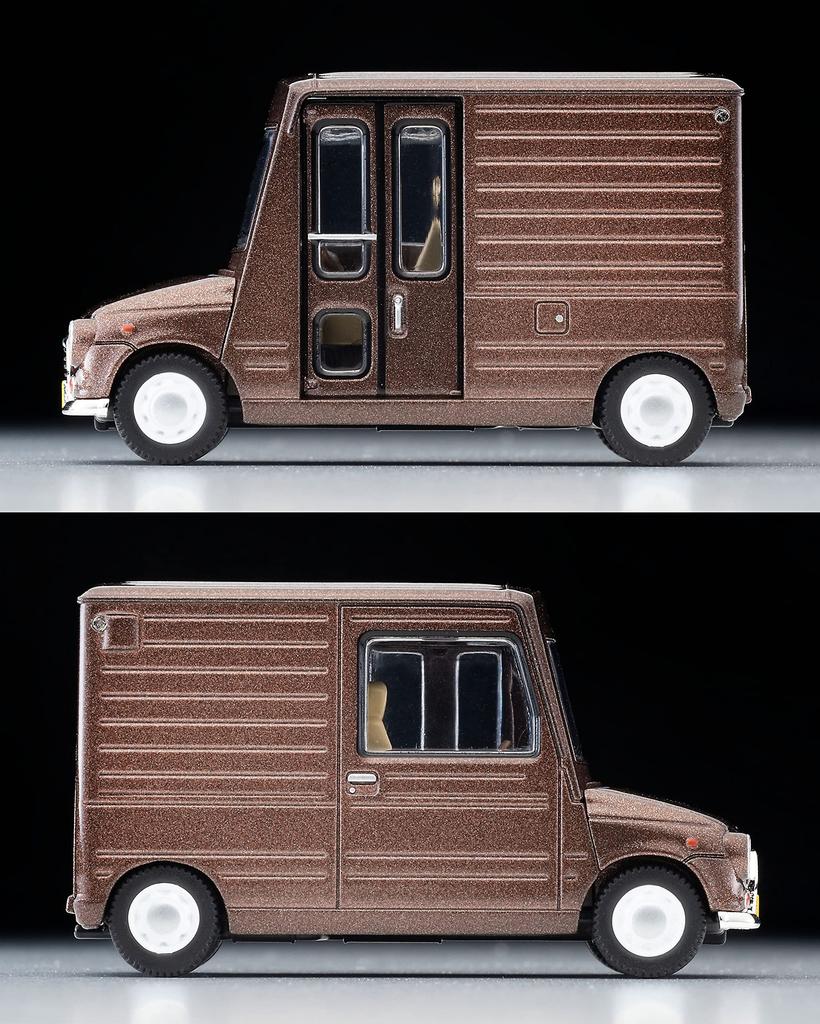 Tomica Limited Vintage Neo 164 LV-N283a Daihatsu Mira Walk-through Van Custom Specification Brown Finished Product