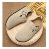 Comwarm Cork Clogs Slippers For Men Summer Slip-on House Flat Sandals Men Beach Slippers Women Cork Slippers Fashion Mules