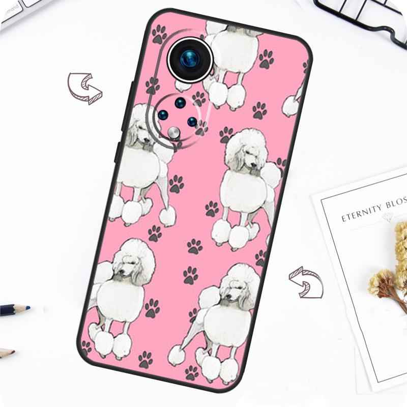 Poodles Cartoon Girly Cute Case For Honor Magic 7 5 6 Pro Honor 200 Pro X9b X9a X8b X8a X8 X9 X9c 50 70 90 Lite Cover