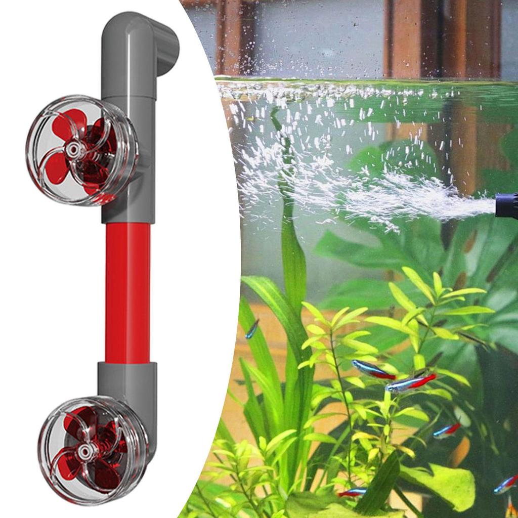 Aquarium Water Discharge Fan, Pipe Fittings Kit, Fish Tank Equipment, Accessories for Aquatic