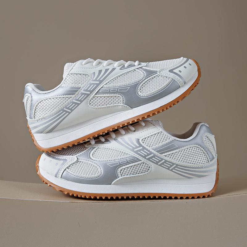 Inner height increase German training shoes women's Forrest Gump shoes 2025 new summer breathable mesh shoes soft sole lightweight running sports shoe