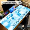 Large Mouse PadSabrina Carpenter Custom Name Text Personalized Desk Mat Non Slip Gaming Pad