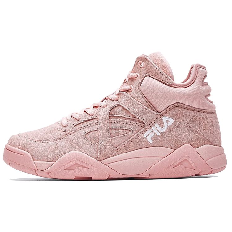 FILA Cage Synthetic Leather Versatile Comfortable Shock Absorbing Durable Mid-Top Retro Basketball Shoes Women sneaker F52W931203FSP 38.5