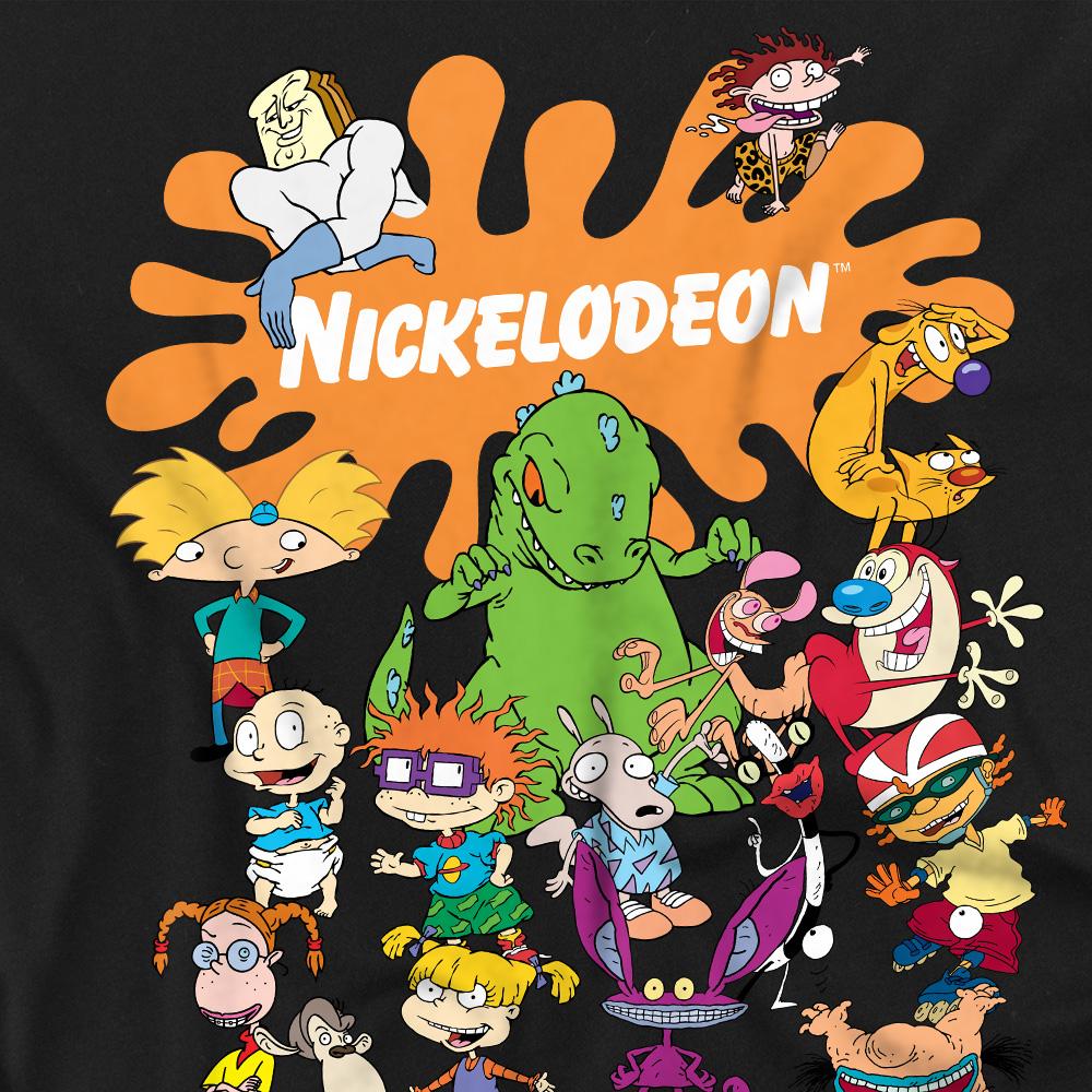Nickelodeon Unisex Adult Splat Group T-Shirt