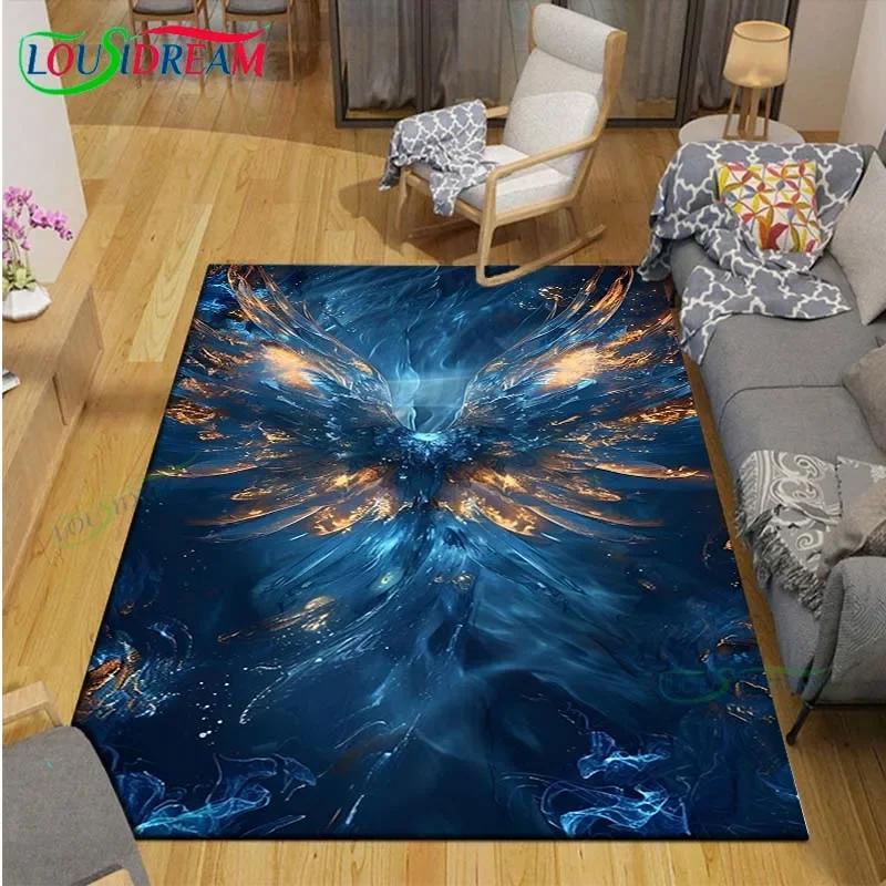 3D Fashion Myth Godman Mythical Beast Printed Carpet Living Room Anti-Skid Area Rug Kids Bedroom Mats Yoga Mat Carpet Decor Gift