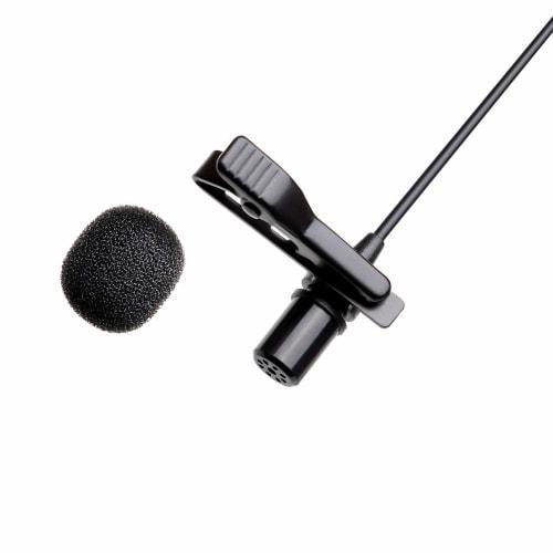 Nicama XLR Pin Microphone LVM1-XL Phantom Power Omnidirectional Clip-on Condenser Microphone for Canon, Sony, Panasonic, Zoom H4n, H5, H6 Camcorders,