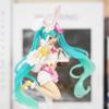 Hatsune Miku Spring Costume with Rabbit Ears Figurine Toy Ornament Anime Model for Decoration
