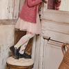 Dr. Martens Fashion Casual Durable Breathable Low-Top Thick Sole Shoes Kids Shoes Black 26337001