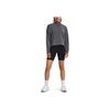 Under Armour Solid Color Cotton Knit Stand Collar Training Sports Hoodie Women Hoodies Gray 1379496-010