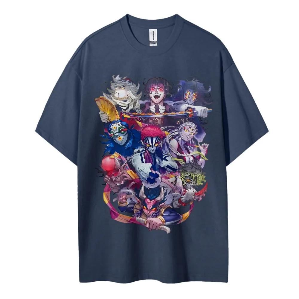 Demon Slayer Japanese Hotblooded Anime Classic Characters Sports Casual Shortsleeved Comfortable Halfsleeved Popular Top
