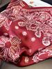 Luxury Brand Paisley Print Shawl Square Scarf for Women Wraps Neckerchief Female Hair Bands Ribbon Headband Bandana