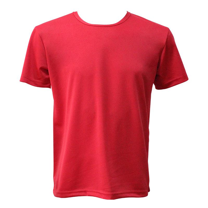 In Stock Quick-Dry Round Neck Marathon T-shirt - Custom Logo, Short Sleeve for Outdoor Running & Promotional Events