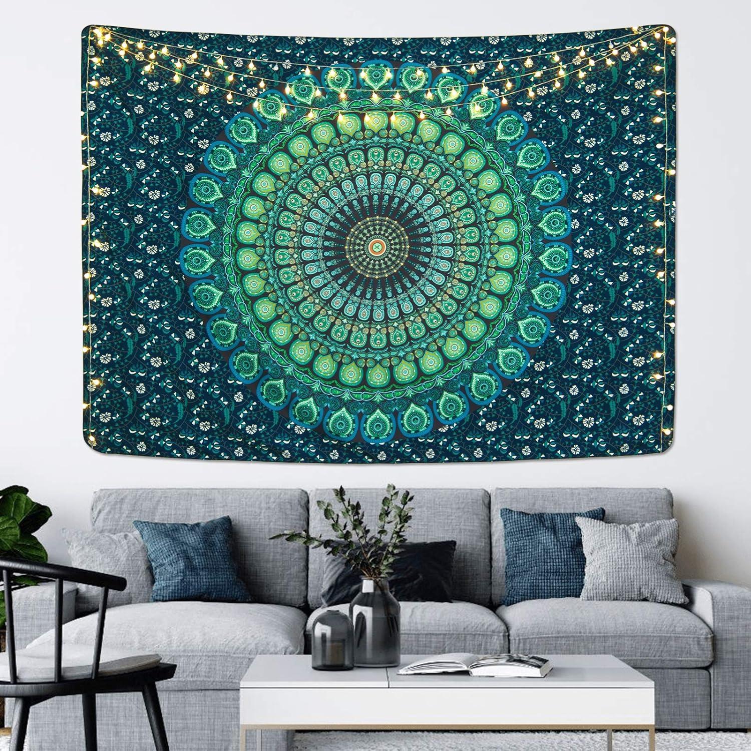 Lyacmy Bohemian Mandala Hippie Tapestry 75x100