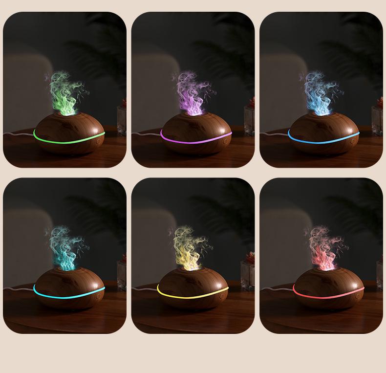 Nbshan SD13 Luxury Flame Aroma Diffuser & USB Humidifier with High Mist Output